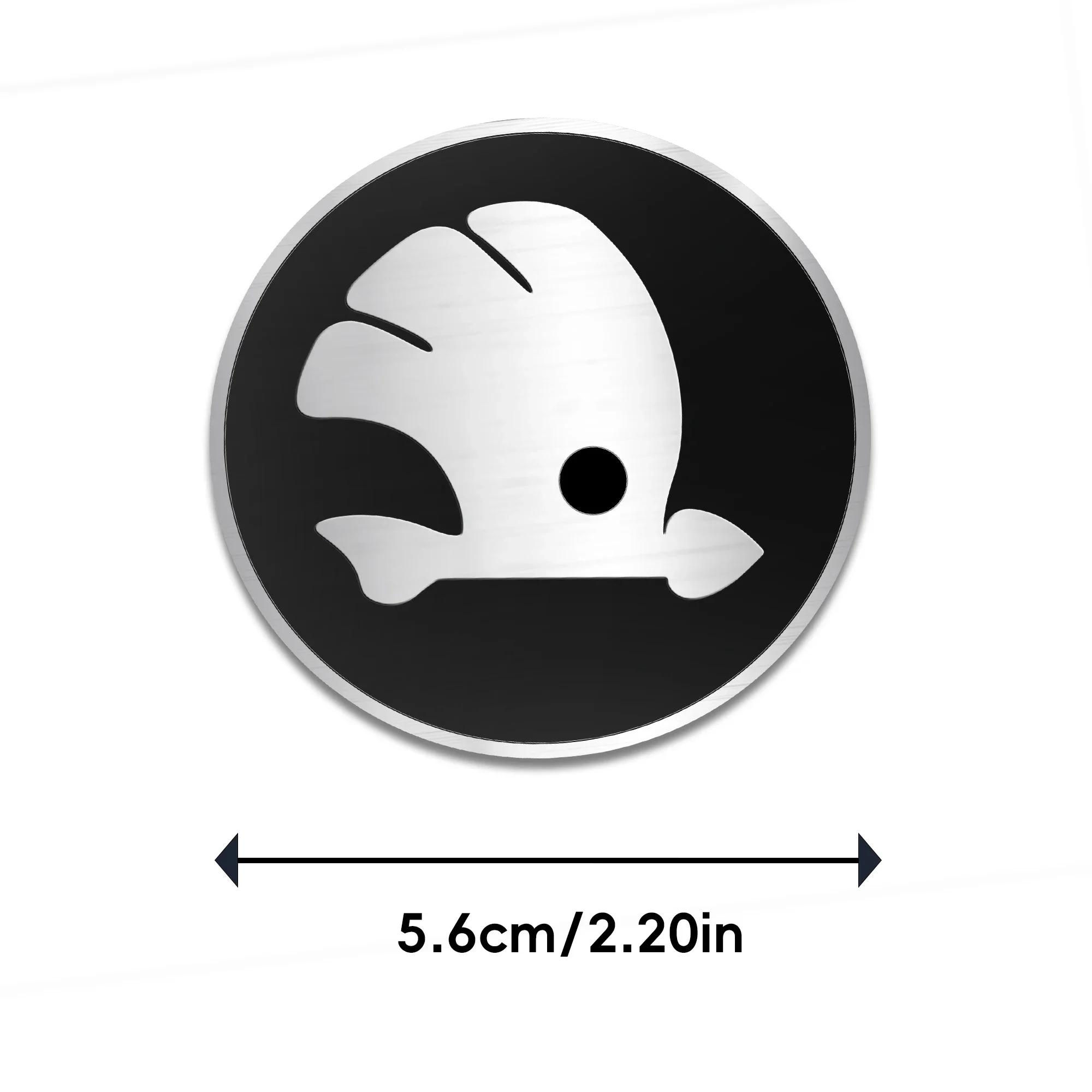 

Car Sticker 2025 New 4pcs 3D 56mm 65mm Car Emblem Wheel Hub Center Cap Badge Covers Sticker Accessories For Skoda Octavia Kodiaq Skoda sticker