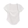 2025 Summer Slim Fit Pink Hot Girl T-Shirt for Women