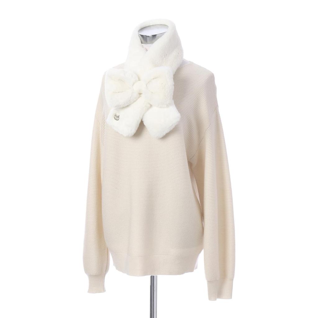 Moonbat [Paul & Joe] Kunstpelzschal für Damen mit Band, 24-113-46091, 20-00