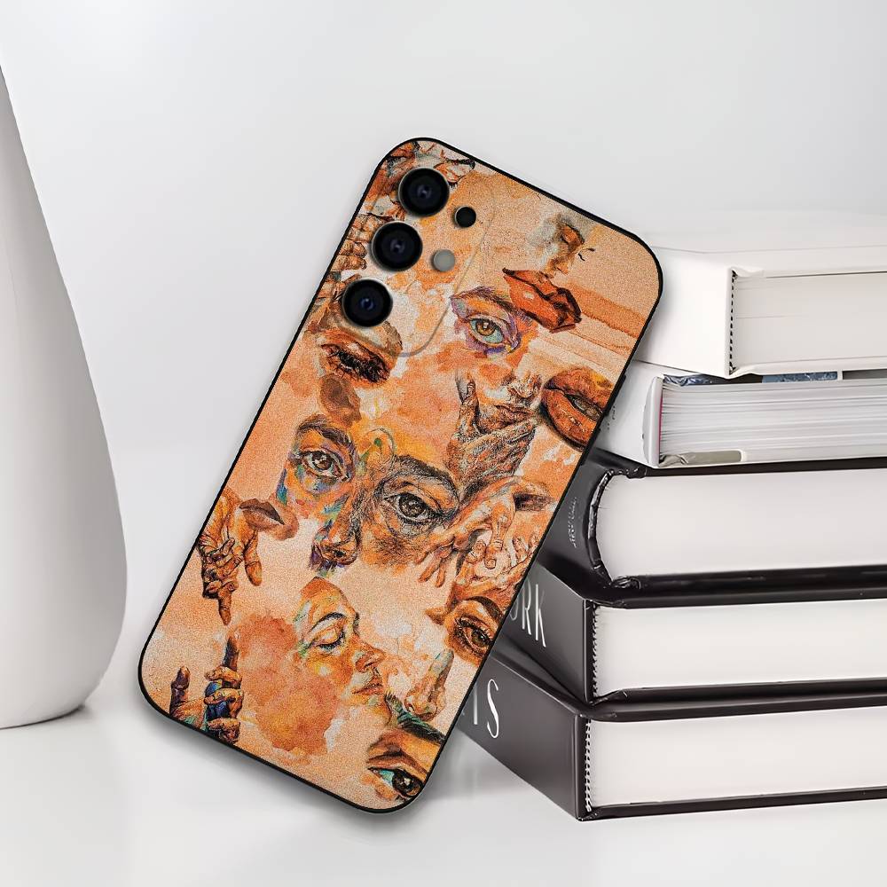 E-Egon S-Schiele Phone Case Silicone Soft For Samsung S25,S24,S21,S22,S23,S30,Ultra,S20,Plus,Fe,Lite