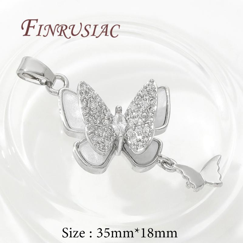 18K Real Gold Plated Crystal Charms For Jewelry Making,Trendy Jewellery Charms Accessories,Pendant For Needlework