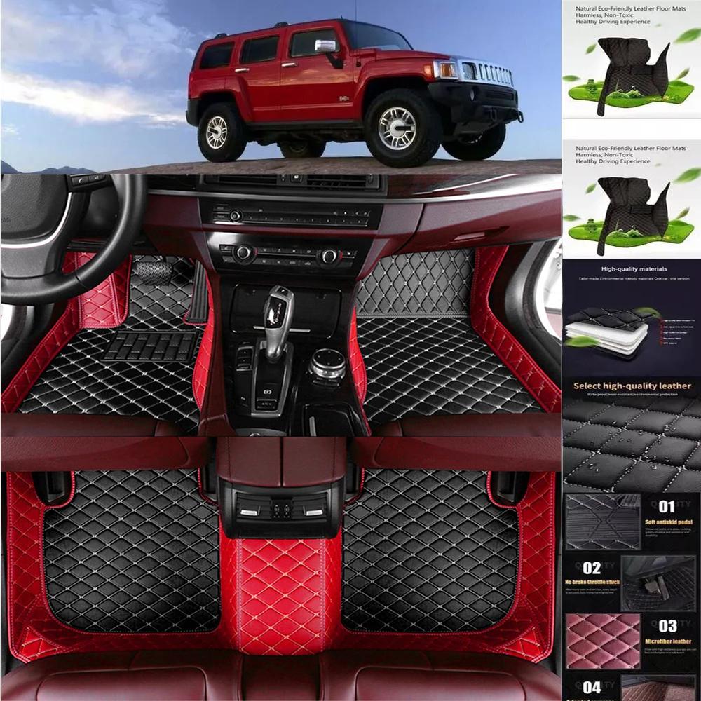 Custom Car Floor Mats For DS7 DS9 DS6 Auto Leather Waterproof Carpets Foot Coche Accessorie Floor Liners