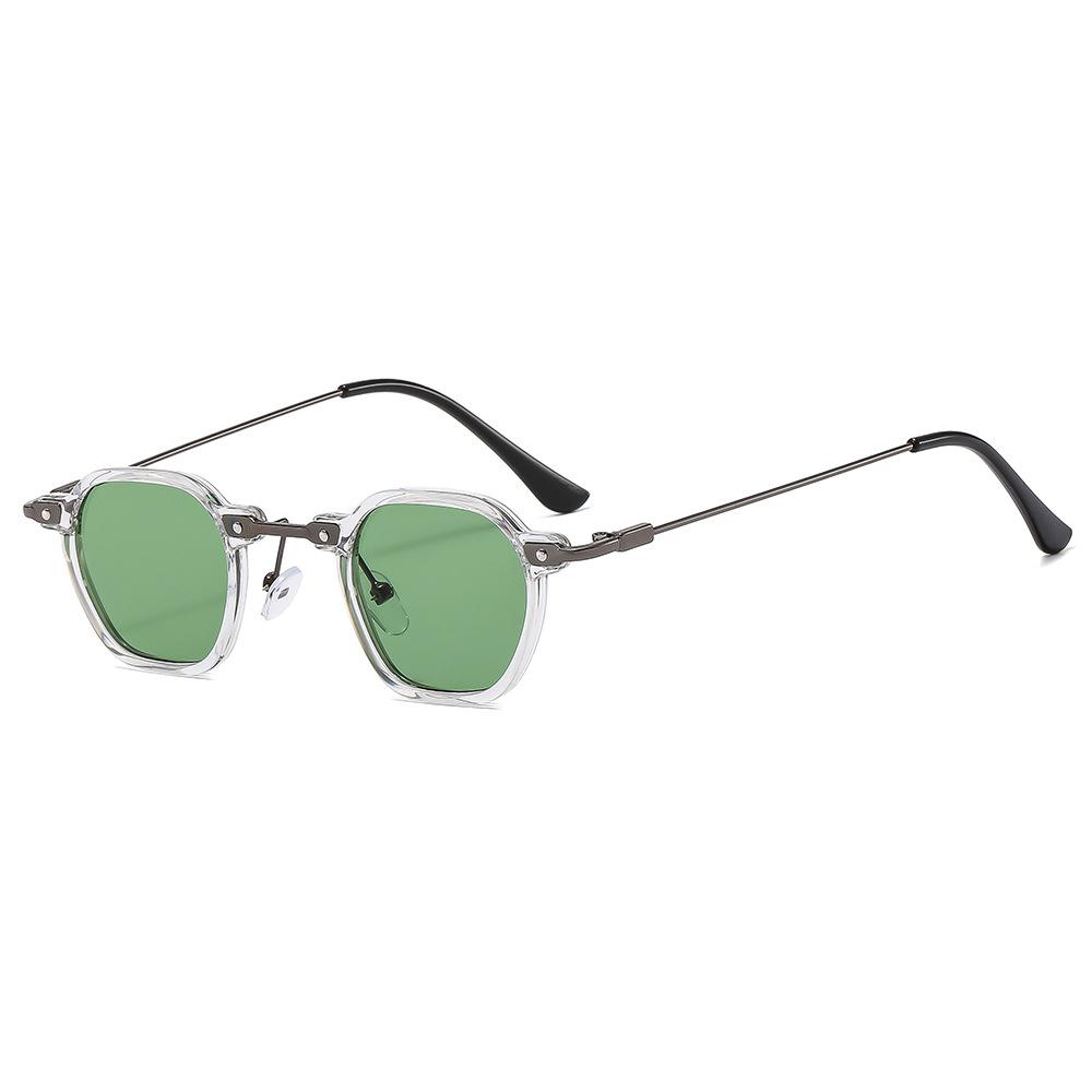 Men's Glasses Sun Protection UV Protection Fashion Personality Retro Hip Hop Punk Artistic Driving Commuter Square Small Frame Sunglasses