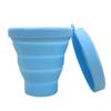 Portable Travel Silicone Folding Water Cup Silicone Foldable Traveling Cup For Outdoor Pet Camping Drinkware Water Cup