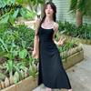 MJ STYLE Women's Elegant Slimming Camisole Maxi Dress