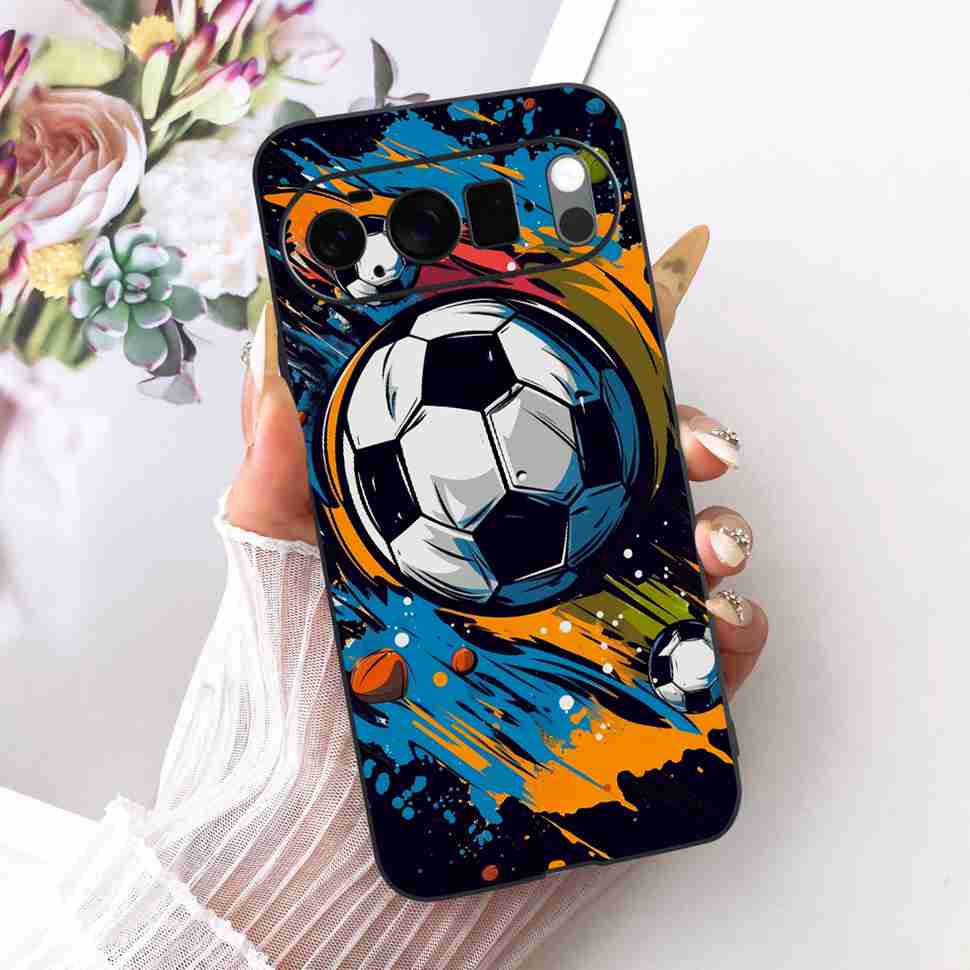 For Google Pixel 10 Pro 5G Case Fashion Painting Silicone TPU Black Soft Cover For Google Pixel 10Pro GEHN3 Phone Cases Bumper