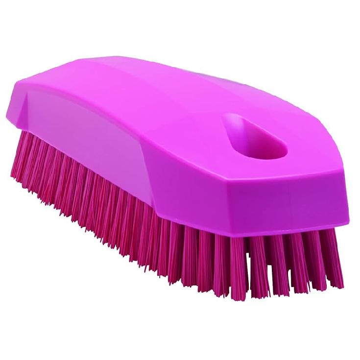 Vikan 64409 Brush,Nail,Stiff,PP/PBT,Black