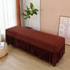 1Pcs Print Piano Bench Cushion Cover Rectangle Stool Covers for Living Room Bedroom