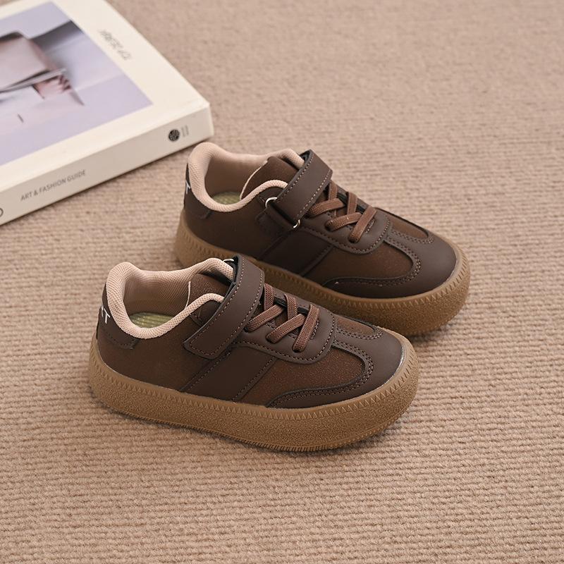 Girls Board Shoes 2025 Spring and Autumn New Children's Moral Training Shoes Boys Casual Sports Shoes Medium and Older Children's Versatile Single