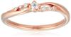 Diamond 10K Pink Gold Japanese Size 111036143103 4℃ (PG) Ring, 8,