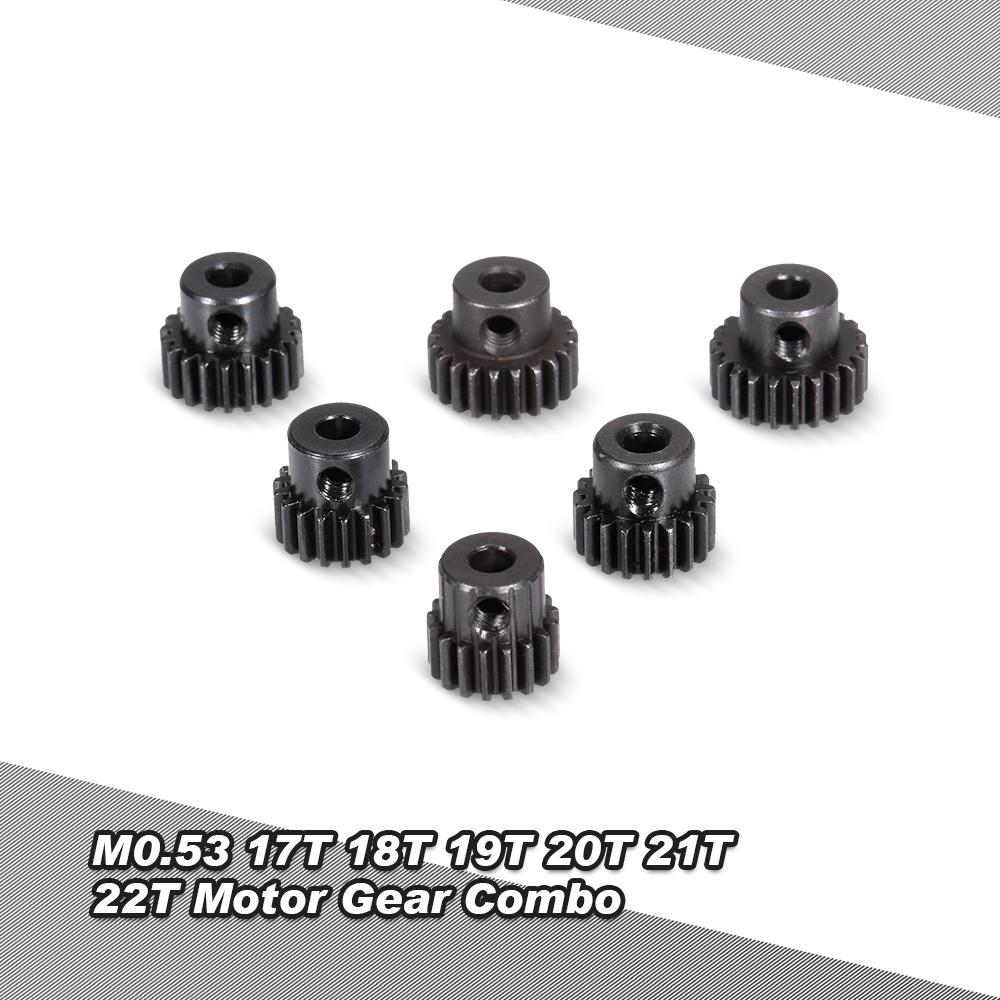 ZD Racing M0.53 17T 18T 19T 20T 21T 22T Metal Pinion Motor Gear for 1 10 RC Buggy Car Monster Truck