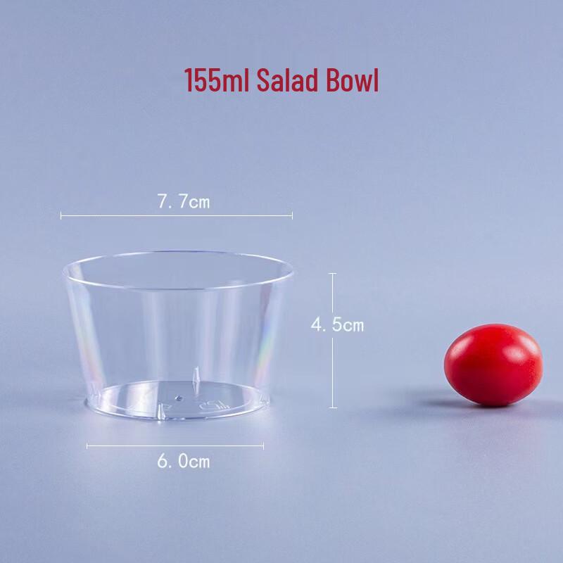 Shangbang Disposable Transparent Hard Plastic Bowls