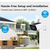 Solar-Powered Wireless Outdoor Camera with UBOX Mobile Remote Viewing