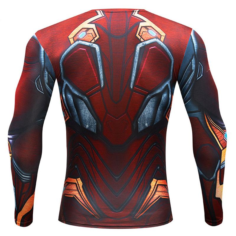 Mens Training Compression Shirt Long Sleeve Running Sportswear Outdoor Sports Menswear