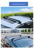 Lockable Aluminum Crossbars for Car Roof Racks and Luggage