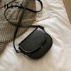 IELGY Korean Style Crossbody Saddle Bag Fashion French Niche Shoulder Bag