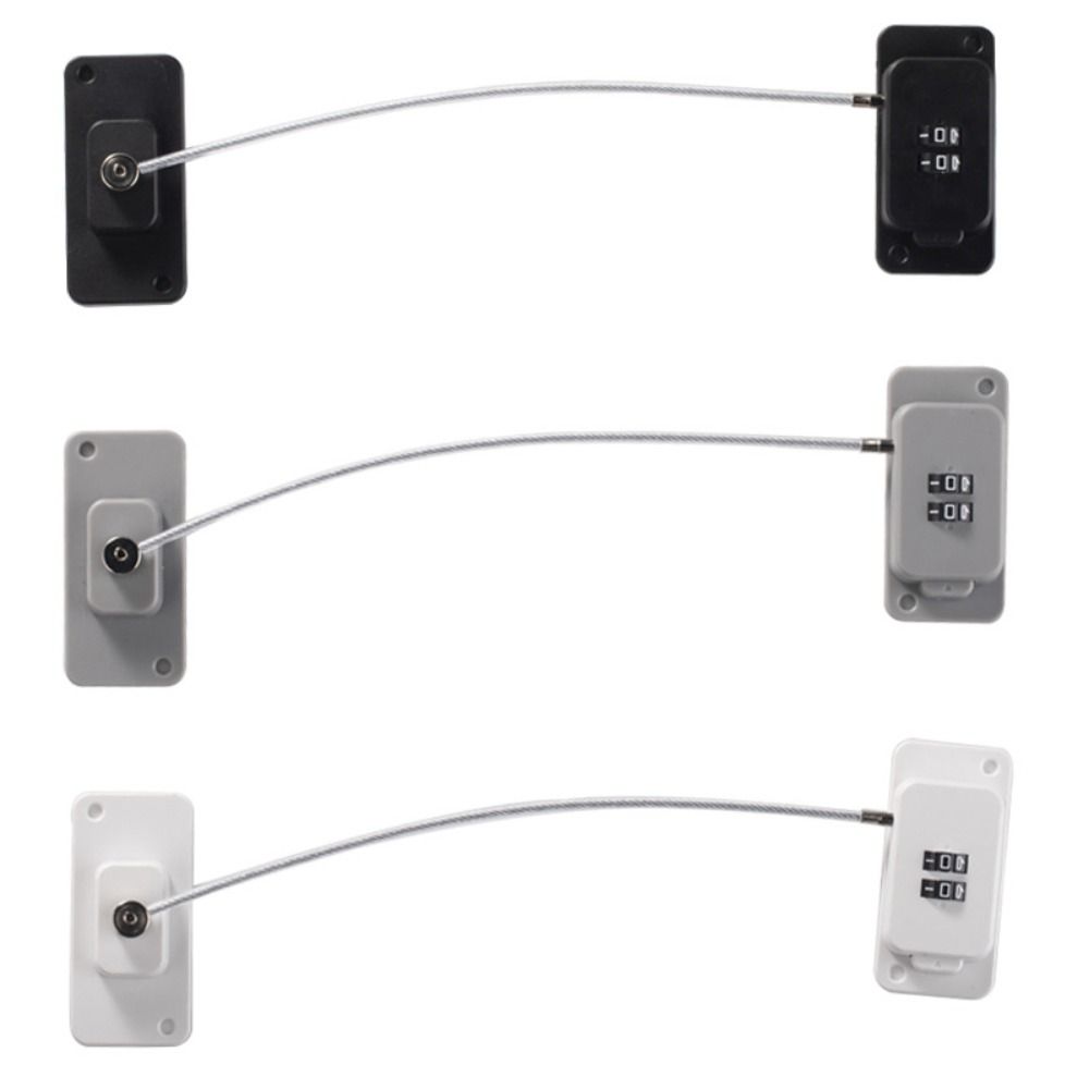 No Drilling Refrigerator Door Coded Lock Adjustable Cabinet Lock  for Home