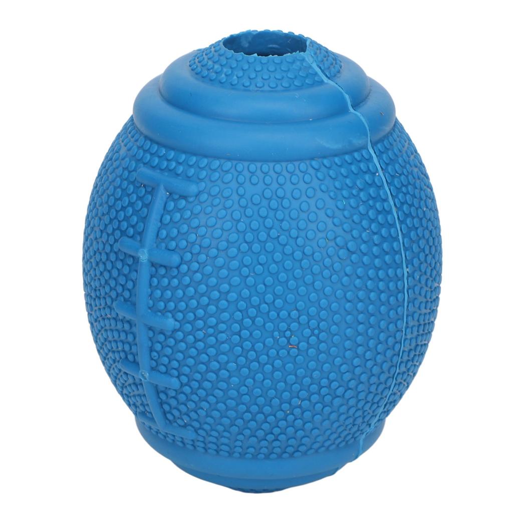 Dog Rugby Toy Rubber Bite Resistant Teeth Grinding Reduce Boredom Interactive Pet Chew Toy Balls for Dogs Puppy