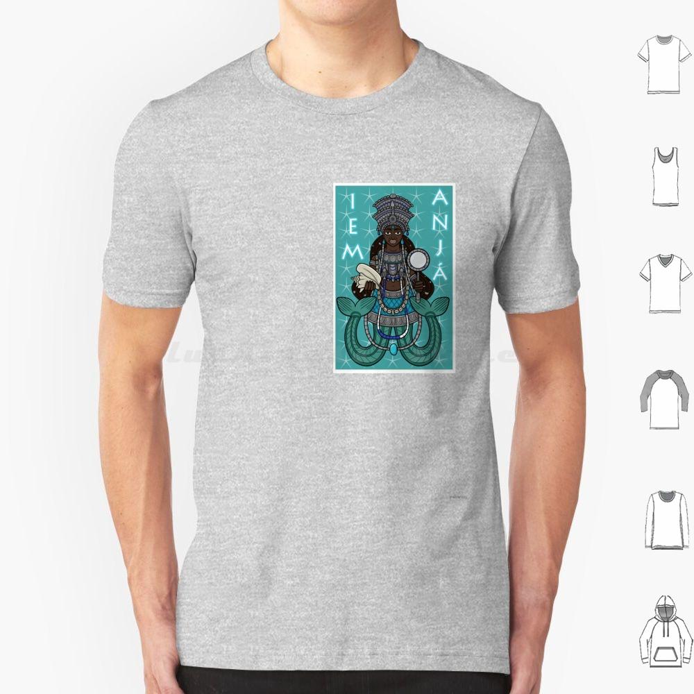 Iemanja T Shirt Cotton Men Women DIY Print Iemanja Yemaya Orixa Orisha S