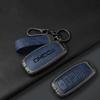 Leather Car Key Case Cover For Chery Omoda C5 E5 C9 Omoda 5 9 Ev Phev Protector Key Cover Keychain Car Accessories