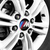 4PCS 60mm M LOGO Emblem Car Rim Cover Decal Tire Wheel Center Hub Cap Cover Auto Accessories for BMW X1 X3 X4 X5 E46 E90 F20 E60 E39 F10 M2 M3 M5