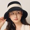 Fisherman's Hat Women's Spring Foldable Sun Hat Summer Color Block Sunscreen Hat