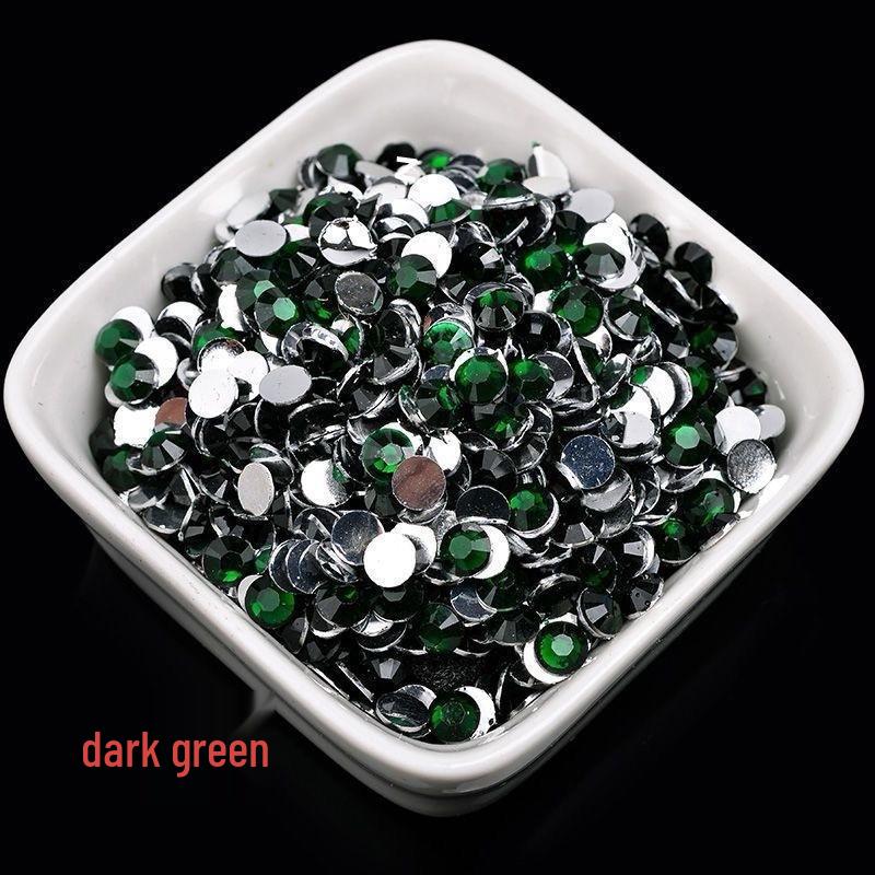 2-6mm Round Flatback Resin Rhinestones for DIY Phone Cases & Nail Art - Imitation Austrian Design