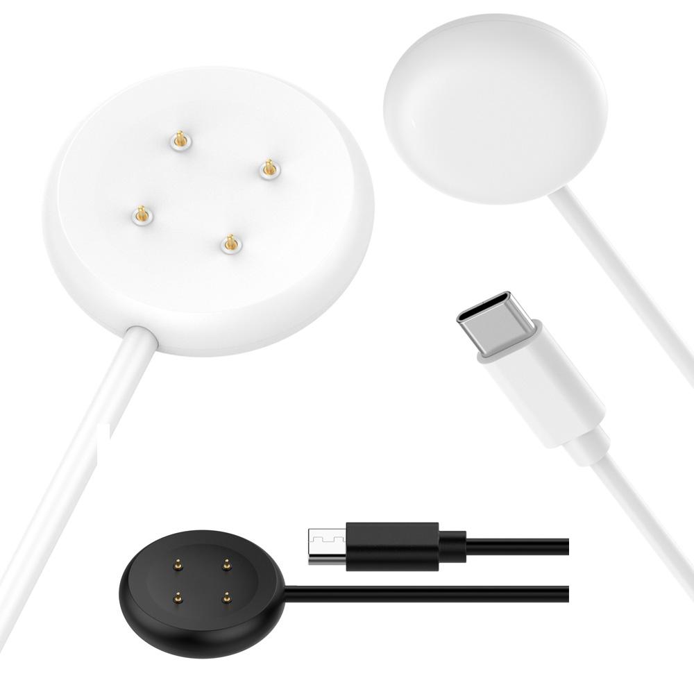 Watch 3 Charger for Google Pixel Watch 2 USB C Charging Cable Type-C 1m 3.3FT Black/White Cord Magnetic