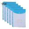 Portable Travel Folder 11 Hole Expanding File Pockets, Reusable PP Document Sleeves, Transparent Multi Purpose Storage Bag Waterproof Organizer