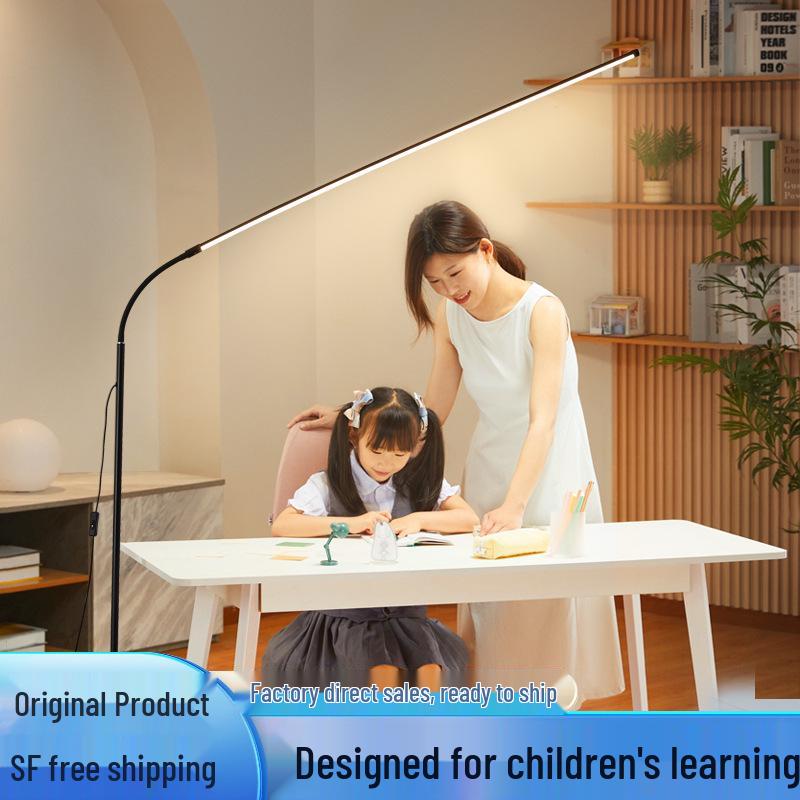 Full Spectrum Eye Protection Lamp – Anti-Blue Light Floor Light for Bedrooms, Desks, Pianos, and Student Reading.