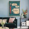 Funny Toilet Paper Toothbrush Poster and Prints Retro Abstraction Canvas Painting Wall Art Picture for Bathroom Room Home Decor