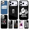 Moto Bike Motocross Shockproof Phone Case for iPhone 17 Air 16e 15 11 12 14 13 Pro Max Cover Coque