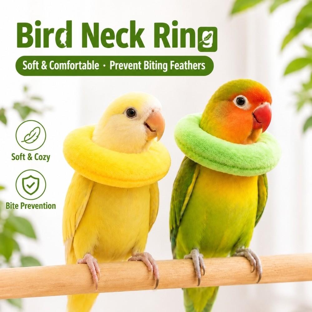 Breathable Anti Licking Collar Anti Bite Pet Recovery Collar Parrot Recovery Cone Birds