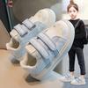 Girls' Shoes2026New Autumn Collection of Casual Sports Shoes for Children, Featuring a Leather Upper and Soft Sole, Designed for Girls and Older