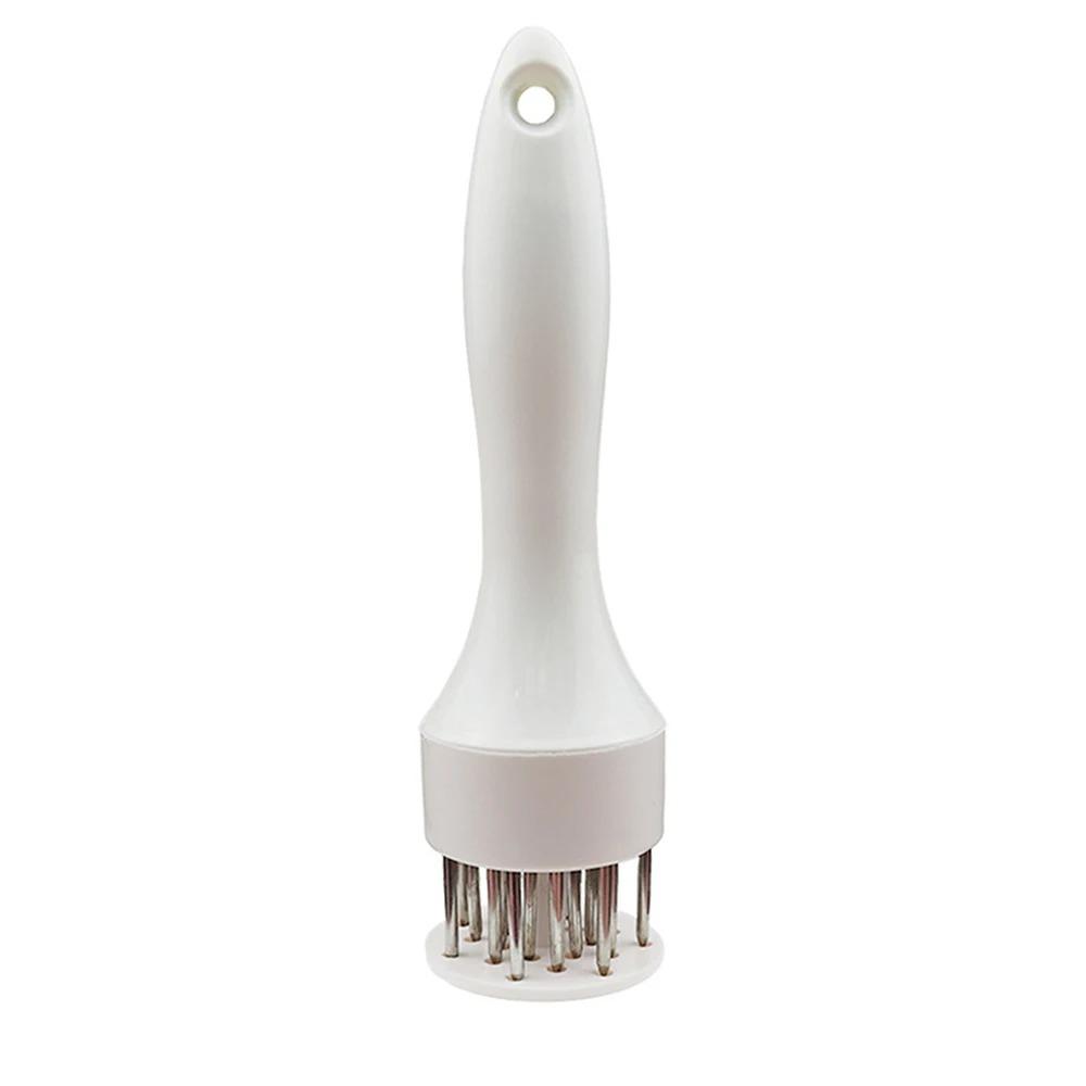 

White Handheld Use Household Tender Meat Needle with Broken Tendons Pork Chop Chicken Chop Chicken Wings Meat Needle Hammer 1PC белый