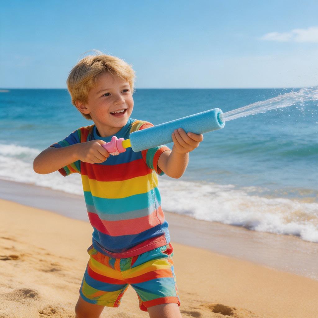 Sponge Water Toy, Foam Eva Water Toy, Pull-Out High-Pressure Water Toy, Water Play Toy