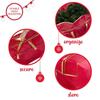 6ft Christmas Tree Storage Bag with Wheels Heavy Duty Handles Zipper Closure Waterproof Dustproof Holiday Decoration Organizer