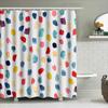 Brightly Colored Watercolor Dots Shower Curtain For Bathroom Decor Customizable Size Available On