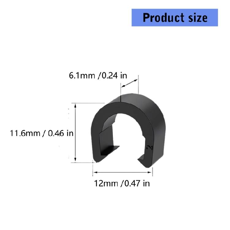 Bicycles Brake Wire Holder With Strong Grip Cycling Brake Line Fastener Personality Look and Secure Attachments