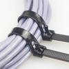 100Pcs Black Nylon Cable Ties Wire Line Fixed Fastener Zip Straps Tie Wraps 30cm