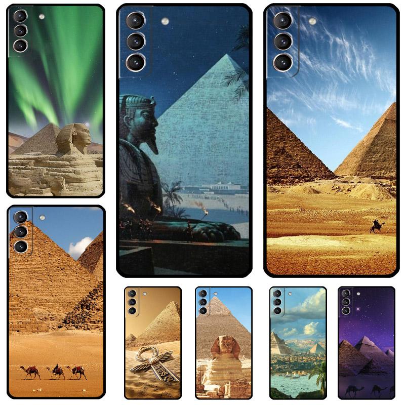 Egypt Pyramids Case For Samsung Galaxy S24 S22 S23 Ultra Note 20 S9 S10 Note 10 Plus S20 FE S21 FE Cover