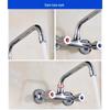 OEING Wall-Mounted Kitchen Faucet with Hot & Cold Water