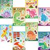 8/16/11PCS Creative Dinosaur Cartoon Collage Stickers for DIY Game Stickers Animal Craft Laptop Skateboard Stickers Gifts