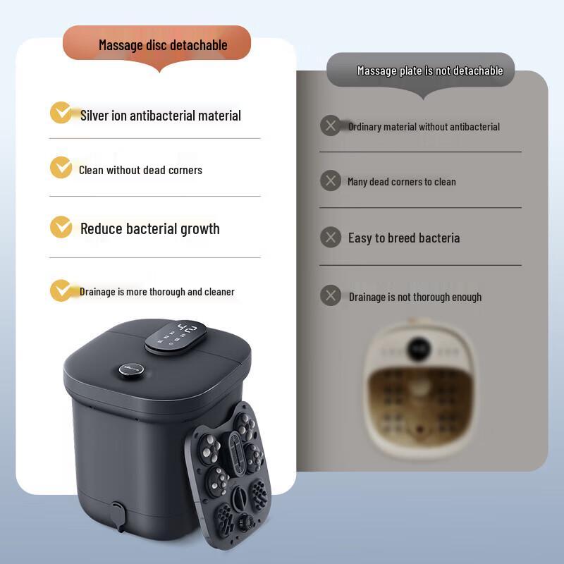 Bear Smart Electric Heated Foot Spa Massager