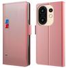 For Vivo S30 5G Case Stand PU Leather Phone Cover Card Holder Mirror