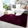 Nordic Faux Rabbit Fur Carpet: Thickened Polyester-Cotton Floor Mat for Living Room, Bedroom, or Hallway