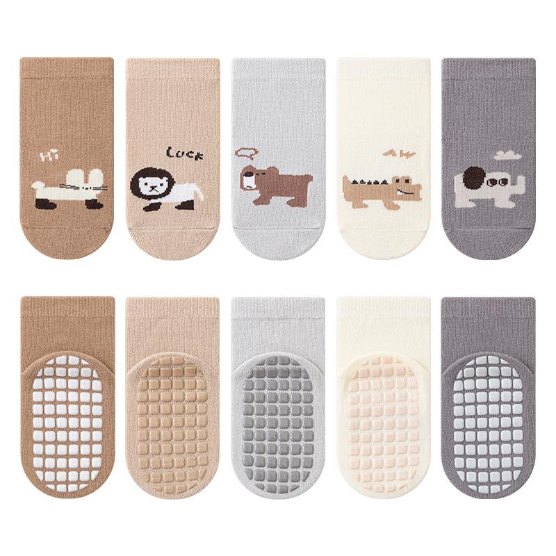 Spring Autumn Children Kids Anti-slip Long Socks Cartoon Soft Baby Toddler Home Trampoline Socks Boys Girls School Sports Socks