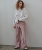 Marop 2303 Knit Corduroy Flare Pants (Pink)