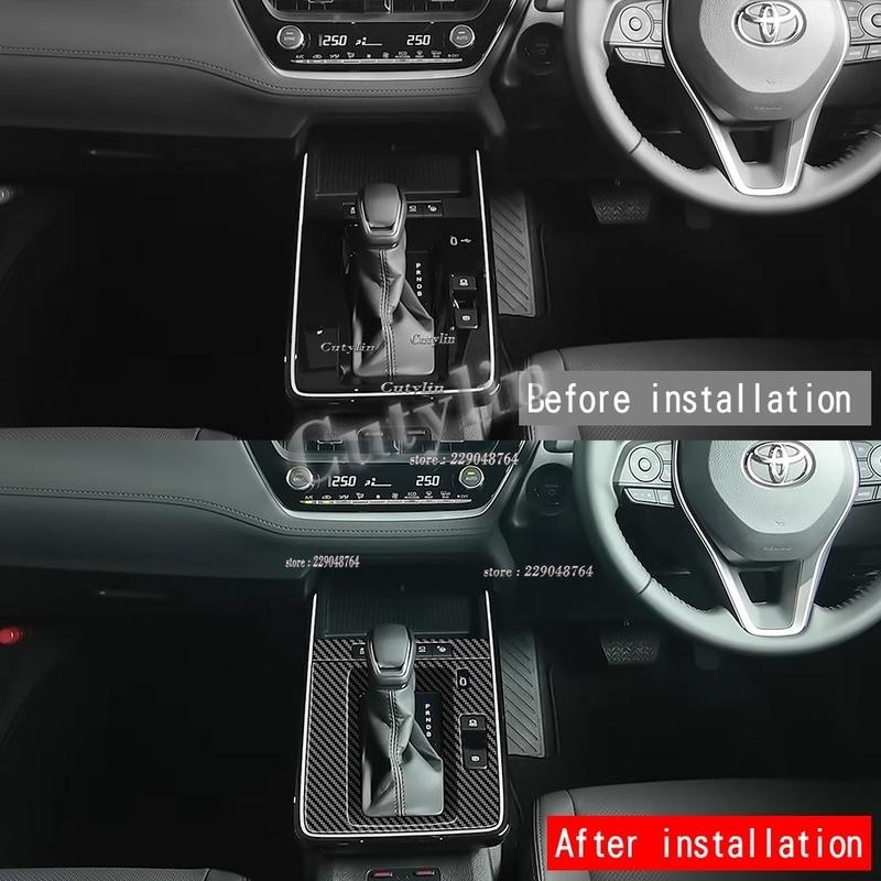 LHD RHD for Toyota Corolla Cross 2025 2026 ABS Car Central Console Gear Shift Panel Trim Cover Interior Car Accessories