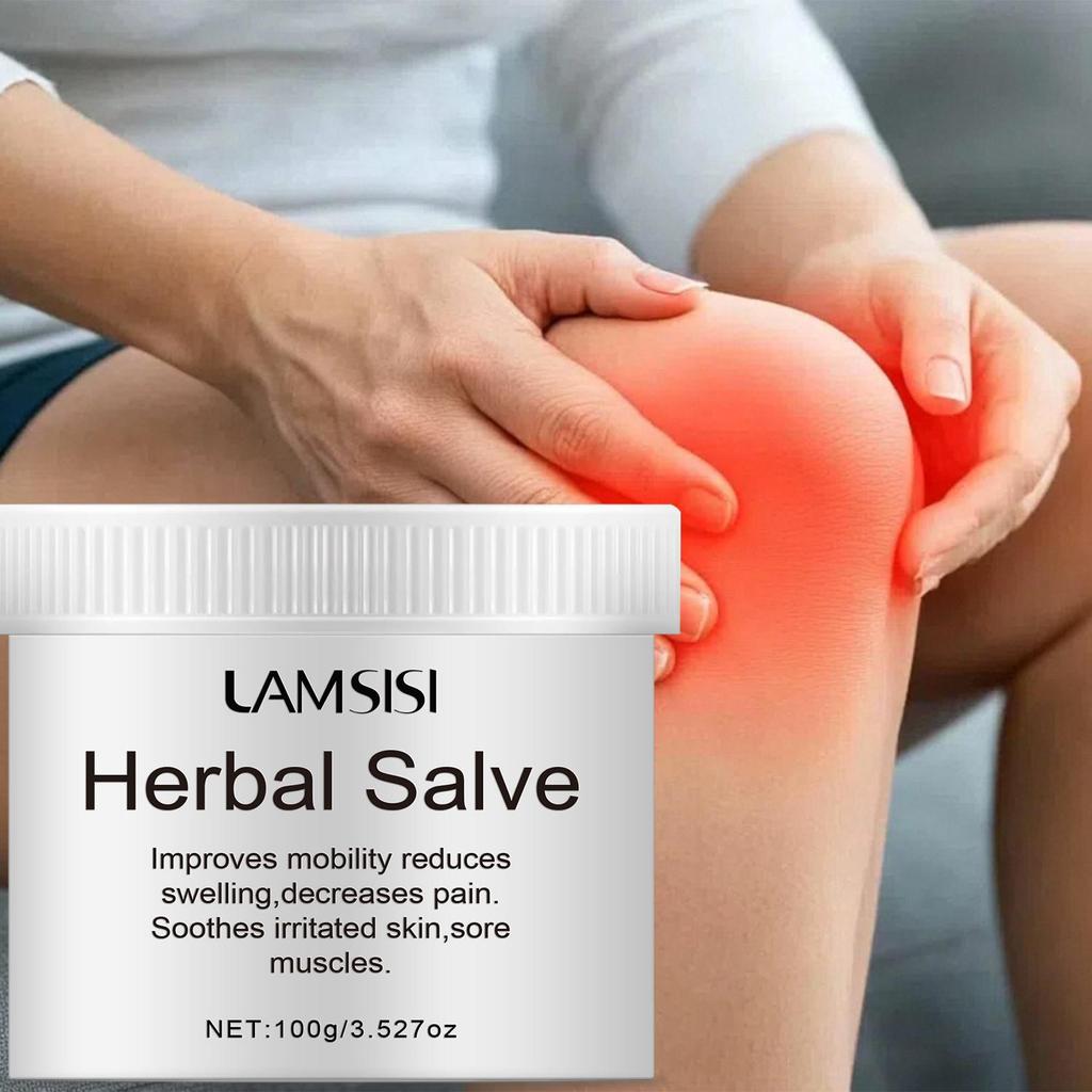 Herbal Salve-Strongly Alleviates Muscle and Joint Pain, Improves Swelling and Mobility-Suitable for all Skin Types,100g